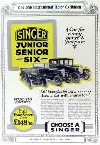 2008 Prints: Advertisement for Singer cars