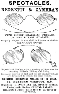 Images Dated 7th July 2004: Advertisement for spectacles