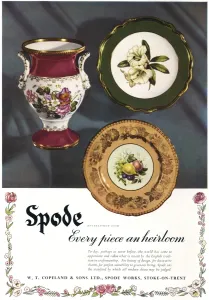 Plate Prints: Advertisement for Spode China