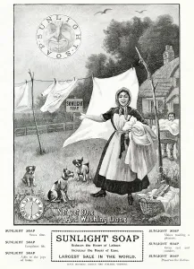 Soap Prints: Advert for Sunlight Soap 1902