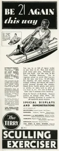 Herbert Prints: Advert for Terrys exerciser for men 1933