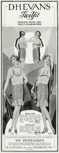 Girdle Prints: Advert for Twilfit underwear 1928
