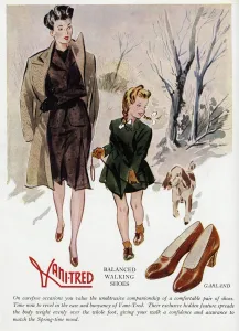 Heel Prints: Advert for Vani-tred shoes 1946