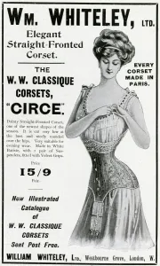 Undergarment Prints: Advert for William Whiteley, womens underwear 1906