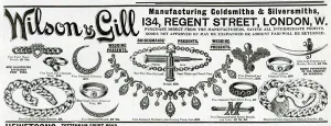 Tiara Prints: Advert for Wilson & Gill jewellery 1896