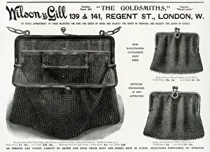 Purse Prints: Advert for Wilson & Gill womens mesh chain bag & purse 1913