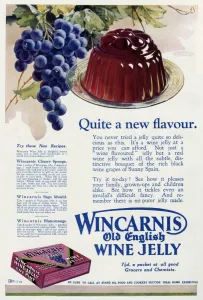 Wine Prints: Advert for Wincarnis old English wine jelly 1931