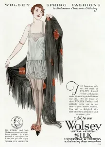 Slip Prints: Advert for Wolsey spring fashions, underwear