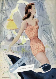 Wolsey Prints: Advert for Wolsey underwear 1947