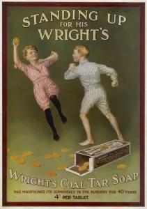 Soap Prints: Advert Wrights Coal Tar