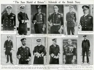 Buttons Prints: Admirals of the British Navy, WW1