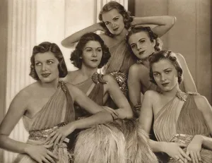 Glamour Prints: The Adorables, Grosvenor House Hotel cabaret act