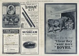 Flag Prints: Advertisements in Great War Deeds, Illustrated London News