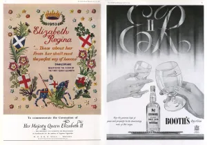 1953 Prints: Adverts and messages commemorating the coronation
