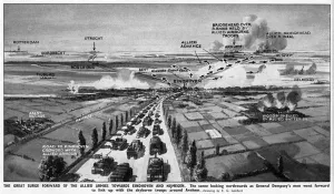 Fields Prints: The Advance into Holland, WW2