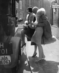 Election Prints: The advent of women at the polls, 1929