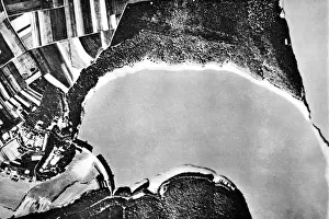 1943 Prints: Aerial Photograph of the Eder Reservoir; Second World War, 1