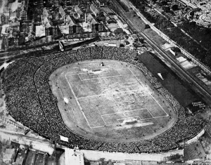 Football Prints: Aerial View of the F. A. Cup Final at Stamford Bridge, 1922