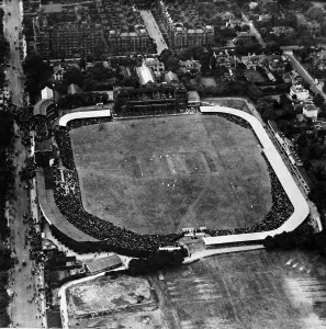 Spectators Prints: Aerial View of Lords Cricket Ground, London, 1921