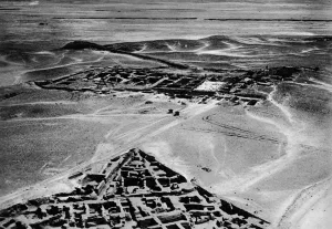 Excavation Prints: Aerial view of Mari, Syria