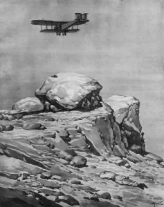Rocks Prints: Aeroplane raid over Afganistan, 1919