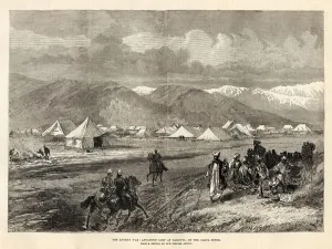 Camp Prints: Afghan War - Advanced Camp at Basawul on the Kabul River