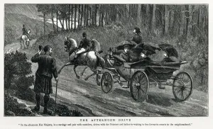 Drive Prints: The Afternoon Drive, Queen Victoria with Beatrice