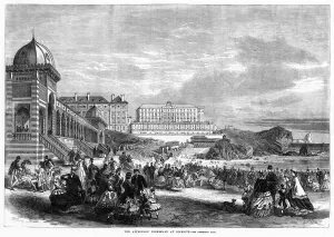 19th Prints: The afternoon promenade at Biarritz