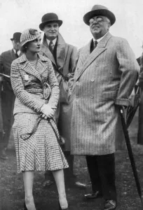 Argyll Prints: The Aga Khan with Margaret Whigham & Mr Waddington
