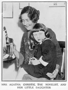 Daughter Prints: Agatha Christie and her daughter, 1926