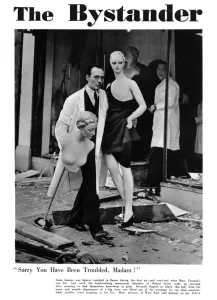 Shops Prints: Air raid on Oxford Street