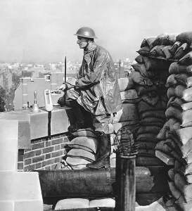 Jun16 Prints: Air Raid patrol in London, WWII