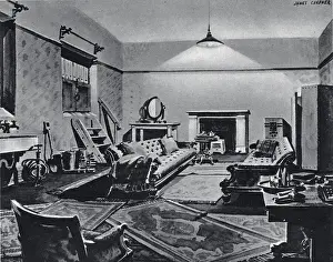 Interior Prints: Air-raid shelter beneath Buckingham Palace for King George VI and Queen Elizabeth