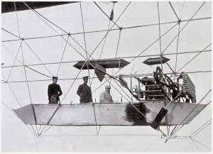 Trafalgar Prints: Airship Nulli Secundus Flying Over London 1907