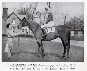 Ronnie Prints: Alastair Hunter on Ronnie Holbechs Paladin. Date: 1942