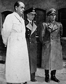 1891 Prints: Albert Speer, Admiral Doenitz and General Jodl; Second World