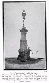 Public Prints: Aldgate pump located at the junction where Aldgate meets Fenchurch Street