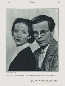 Writers Prints: Aldous and Maria Huxley