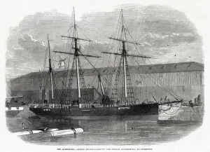 Ship Prints: Alexandra, Lately Exchequered by the British Government, at Liverpool. Date: 1863