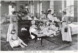 Hospital Prints: Alexandra Ward, St Thomas Hospital, London 1903