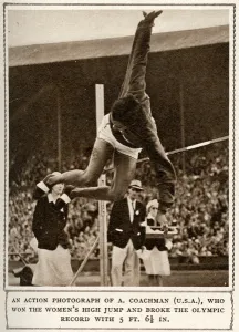 Jump Prints: Alice Coachman at 1948 Olympic Games