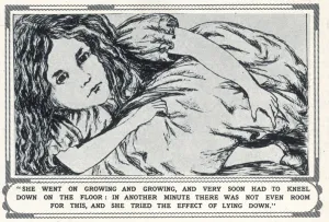 Drawn Prints: Alice drawn by Lewis Carroll c. 1862