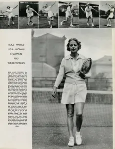 Singles Prints: Alice Marble U. S. A champion 1937