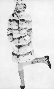 Johnson Prints: All the Fun of the Furs, London Life fashion spread 1966