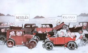 Driving Prints: All sixes and sevens: Those baby cars! by Chloe Preston