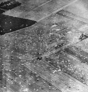 Route Prints: Allied Airborne Army Parachutes in Holland; Second World War