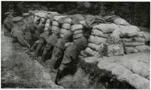 Special Prints: Allied soldiers undergoing training as snipers 1916