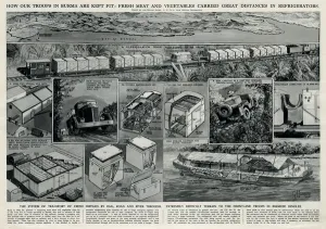 Carried Prints: Allied troops in Burma by G. H. Davis