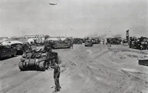 Guarding Prints: Allied Troops landing in Normandy; Second World War, 1944