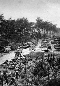 Canadian Prints: Allied Troops in the Reichswald Forest; Second World War, 19